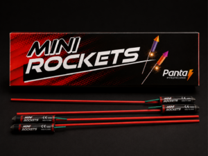 Mini Rockets mit Pfeifen und Knall 40 Stück