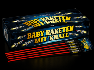 Baby Raketen mit Knall 12 Stk