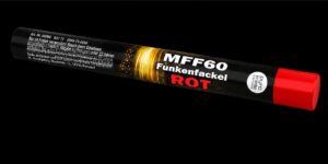 Magnesiumfackel Rot mit Funkenregen