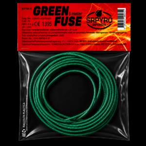 Grüne Anzündlitze 5m 2mm