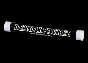 Bangalfackel Weiß mit Reibzünder
