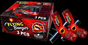 Flying Banger Feuervögel mit Knall 3er Pack